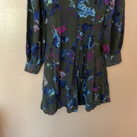 Tanya Taylor Clarisse Silk Dress Green - Picture 8 of 8